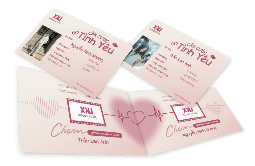 Thẻ NFC Căn cước Tình yêu